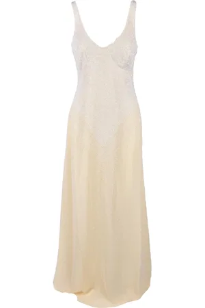 Elisabetta Franchi Gowns, female, , Size: L Red Carpet Long Beaded Dress