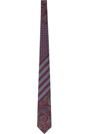 Etro Ties, male, , Size: ONE SIZE Jacquard motif silk tie