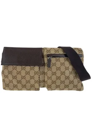 Gucci Pre-owned Belt Bags, female, , Size: ONE SIZE Pre-owned Canvas gucci-bags