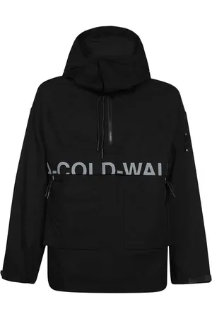 A-cold-wall* Light Jackets, male, , Size: M Cotton Hooded Jacket Logo Print