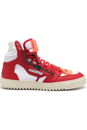 OFF-WHITE Sneakers, male, , Size: 8 US /White High-Top Sneakers