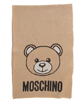 Moschino Winter Scarves, female, , Size: ONE SIZE Logo Scarf with Lurex Details