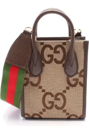 Gucci Pre-owned Handbags, female, , Size: ONE SIZE Pre-owned Canvas gucci-bags