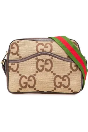 Gucci Pre-owned Cross Body Bags, female, , Size: ONE SIZE Pre-owned Canvas shoulder-bags