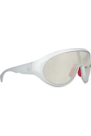 Moncler Sunglasses, male, , Size: ONE SIZE Oval Contrast Sunglasses