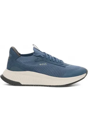 HUGO BOSS Sneakers, male, , Size: 13 US Fabric high top slip-on sneakers