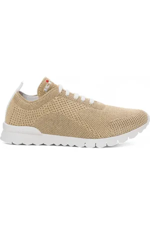 Kiton Sneakers, male, , Size: 8 1/2 US Stylish Leather Sneakers with Non-Slip Grip