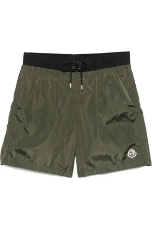 Moncler Beachwear, male, , Size: L Swim Shorts with Normal Fit