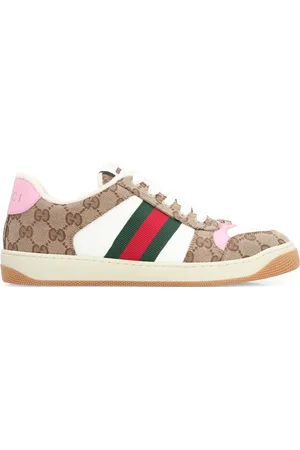 Gucci Sneakers, female, , Size: 6 US Low-top sneakers with GG fabric