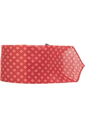 Kiton Ties, male, , Size: ONE SIZE Silk Fantasy Tie with 7 Folds