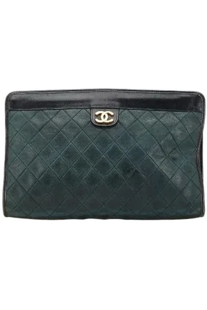 CHANEL Pre-owned Clutches, female, , Size: ONE SIZE Pre-owned Leather clutches