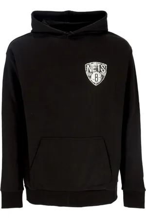 New Era Hoodies, male, , Size: L Brooklyn Nets Lightweight Hoodie /White
