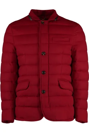 MOORER Down Jackets, male, , Size: M Cashmere Down Jacket with Pockets