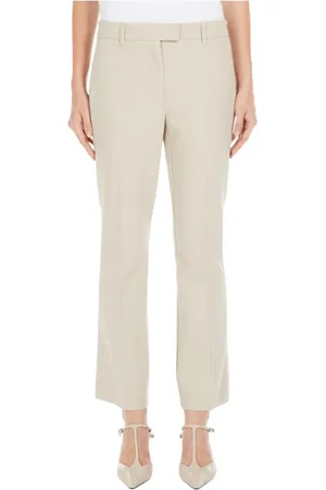 Max Mara Chinos, female, , Size: S Cotton Blend Slim Fit Trousers