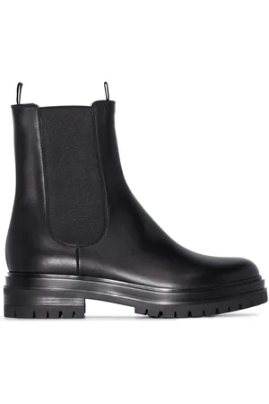Gianvito Rossi Chelsea Boots, female, , Size: 7 US Nero Chester Elegant Leather Shoes