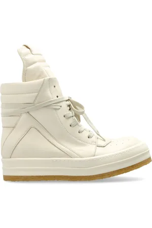 Rick Owens Sneakers, female, , Size: 7 1/2 US Leather shoes Creep Geobasket