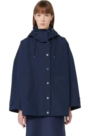 Max Mara Winter Jackets, female, , Size: XS Water-Repellent Cotton Jacket with High-Performance Membrane
