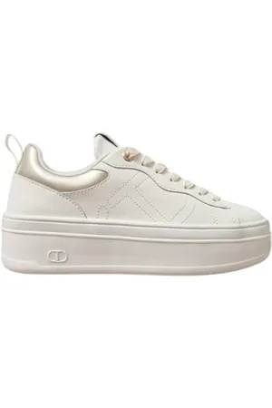 Twin-Set Sneakers, female, , Size: 9 US Platform Sneakers with Logo
