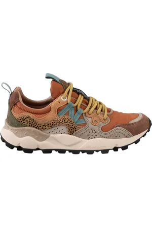 Flower Mountain Sneakers, female, , Size: 10 US Urban sneaker with animal print details