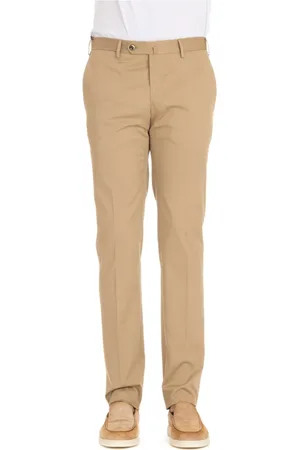PT Torino Suit Trousers, male, , Size: XL Stretch Cotton Silk Trousers