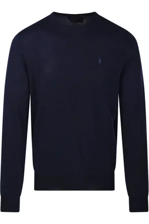 Ralph Lauren Round-neck Knitwear, male, , Size: S Long Sleeve Pullover