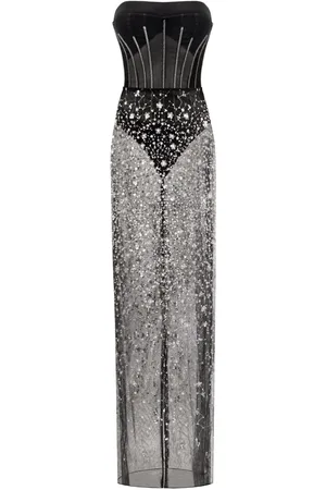 MILLÀ Crystal-covered fabulous maxi dress