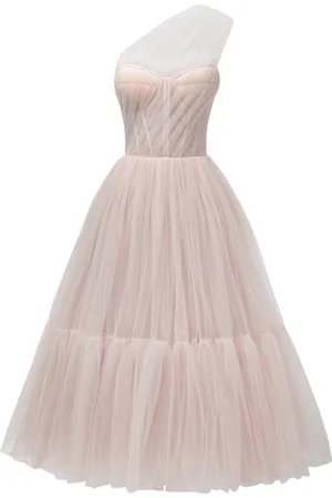 MILLÀ One-Shoulder Cocktail Tulle Dress
