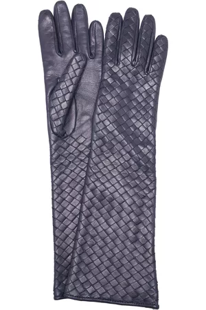 Bottega Veneta Women's Intrecciato Leather Gloves - - 6.5 - Moda Operandi