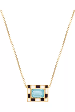 Nevernot Women's Let's Play Chess 14K Gold Topaz Necklace - - OS - Moda Operandi - Gifts For Her
