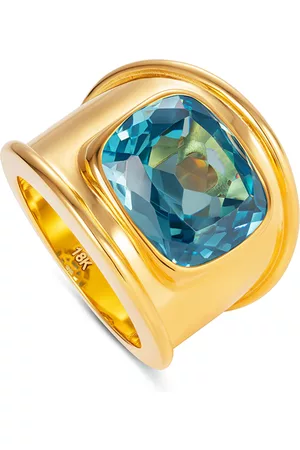 Nevernot Women Gold Rings - Women's Grab n Go- My Sunshine 18K Gold Topaz Ring - - US 5 - Moda Operandi - Gifts For Her