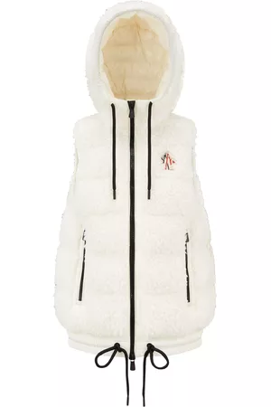 Moncler Women Tank Tops - Women's Teddy-Fleece Hooded Vest - - S - Moda Operandi