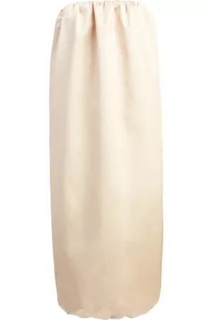 Khaite Women Shift Dresses - Women's Yara Cotton-Blend Satin Shift Dress - - US 0 - Moda Operandi