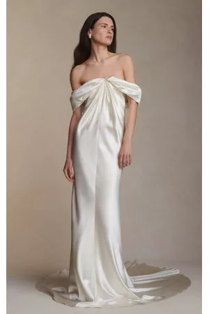 Danielle Frankel Women Evening Dresses & Gowns - Women's Cleo Wool And Silk Blend Satin Gown - - US 00 - Only At Moda Operandi