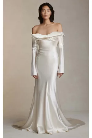 Danielle Frankel Women Evening Dresses & Gowns - Women's Noa Wool And Silk Blend Satin Gown - - US 00 - Only At Moda Operandi