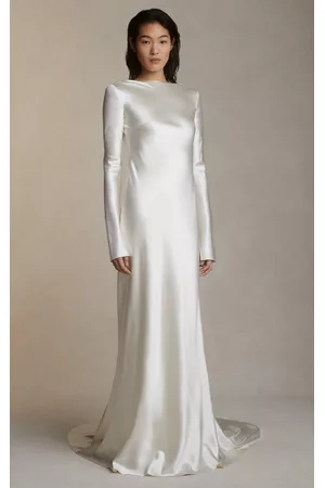 Danielle Frankel Women Evening Dresses & Gowns - Women's Simone Wool And Silk Blend Satin Gown - - US 00 - Only At Moda Operandi