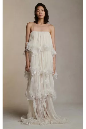 Danielle Frankel Women Evening Dresses & Gowns - Women's Wren Stretch Silk And Tulle Gown - - US 00 - Only At Moda Operandi
