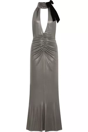 Alessandra Rich Women Maxi Dresses - Women's Jersey Maxi Evening Dress - - IT 38 - Moda Operandi
