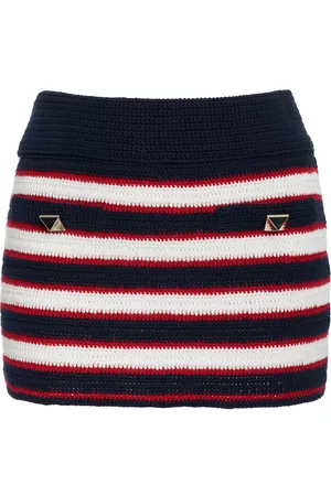 VALENTINO Women Mini Skirts - Women's Cotton Mini Skirt - - S - Moda Operandi