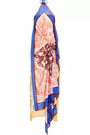 Rosie Assoulin Women Halter Dresses - Women's Scarf Cotton Halter Dress - - US 0 - Moda Operandi