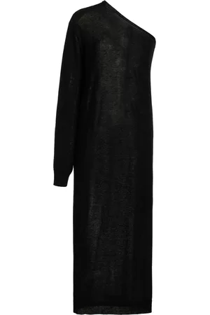 The Frankie Shop Women Loose & Oversized Dresses - Women's Lina Asymmetric Loose-Knit Midi Dress - - XS - Moda Operandi