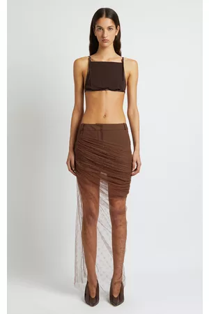 美品 34 L´Appartement Wool Asymmetry Skirt の激安 レディース