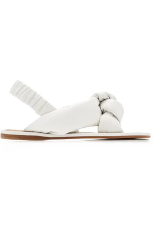 Miu Miu Puffy Leather Sandals - - IT 36 - Moda Operandi