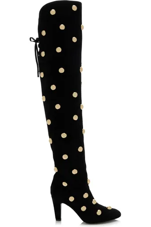 Chloé Eve Studded Leather Over-The-Knee Boots - - IT 36 - Moda Operandi