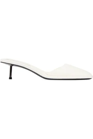 St Agni Soft Leather Square Toe Mules - - IT 41 - Moda Operandi