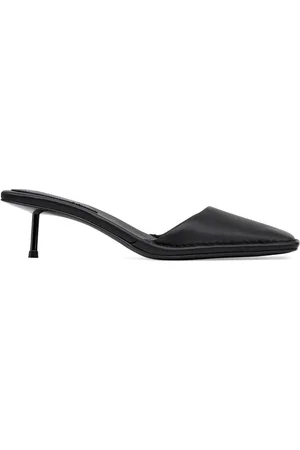 St Agni Soft Leather Square Toe Mules - - IT 39 - Moda Operandi