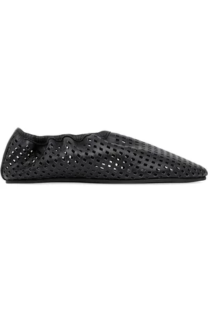St Agni Perforated Leather Ballet Flats - - IT 38 - Moda Operandi