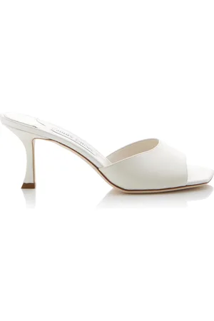 Jimmy Choo Exclusive New Satin Mules - - IT 39.5 - Moda Operandi