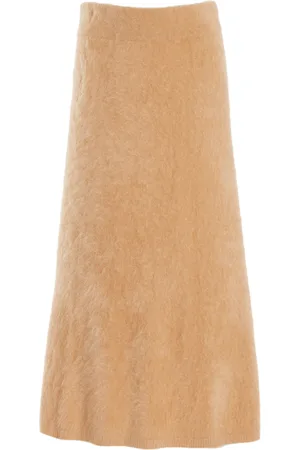 Lisa Yang Asta Brushed-Cashmere Skirt - - 0 - Moda Operandi