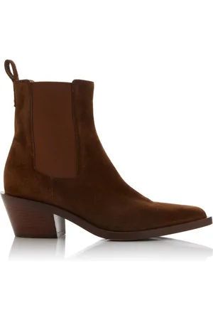 Gianvito Rossi Dover Suede Chelsea Boots - - IT 36 - Moda Operandi