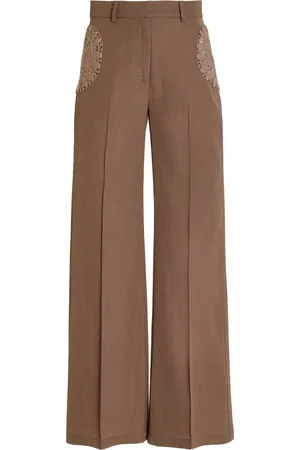 Diotima Tower Crochet-Detailed Pants - - 2 - Moda Operandi